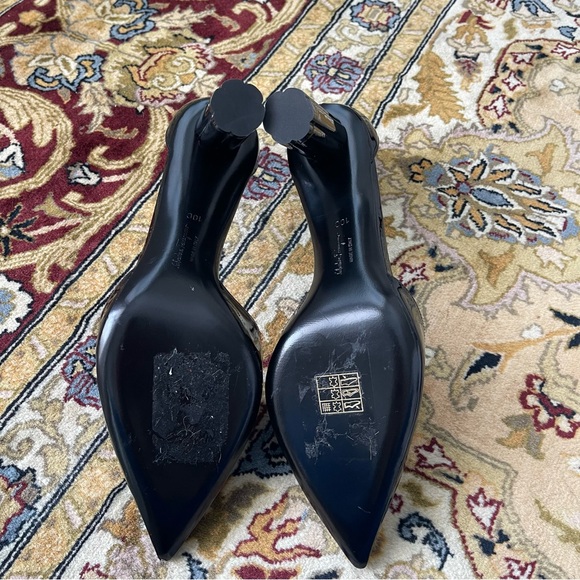 Salvatore Ferragamo Black Patent Leather Pumps - Picture 9 of 10